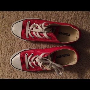 Red converse